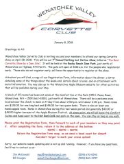 20180424 Wenatchee Valley Corvette Club Mini